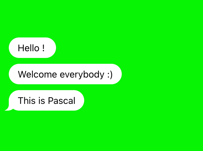Cover image for the chat bubble app project